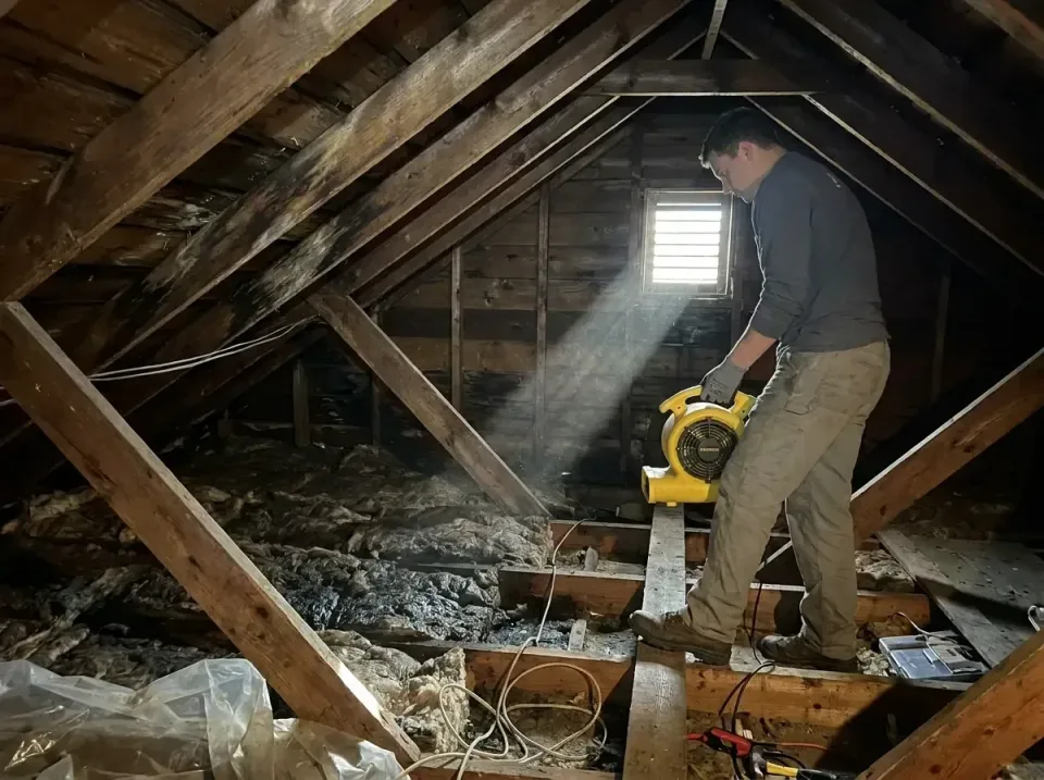 attic-water-damage-drying-proc-007 — frequently asked questions, Emergency Water Extraction & 24/7 Flood Response in Wynne,…